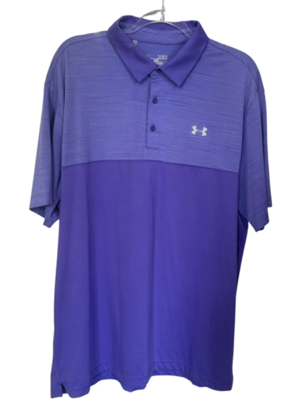 Under Armour Men's Purple Polo Shirt XL